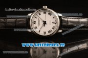 Chopard L.U.C 1937 Miyota 9015 Automatic Steel Case with White Dial and Black Leather Strap (AAAF) Chopard L.U.C 1937 Miyota 9015 Automatic Steel Case with White Dial and Black Leather Strap (AAAF)
