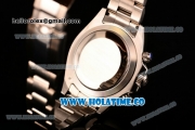 Rolex Daytona II Chrono Swiss Valjoux 7750 Automatic Full Steel with Black Dial and White Stick Markers (JF)