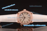 Omega Seamaster Swiss ETA Quartz Rose Gold Case with Diamond Bezel and White Dial Omega Seamaster Swiss ETA Quartz Rose Gold Case with Diamond Bezel and White Dial