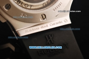 Hublot Big Bang Swiss Valjoux 7750 Automatic Movement Beige Dial with Small Calendar and Black Rubber Strap