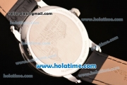 Vacheron Constantin Metiers D Art Miyota OS2035 Quartz Steel Case with Roman Numeral Markers and White Dial