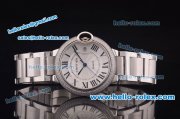 Cartier Ballon Bleu De Quartz Full Steel with Diamond Bezel and White Dial Cartier Ballon Bleu De Quartz Full Steel with Diamond Bezel and White Dial