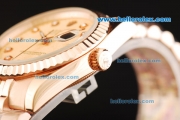 Rolex Datejust Automatic Full Rose Gold with Diamond Marking and Rose Gold Dial