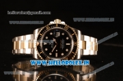 Rolex Submariner Swiss ETA 2836 Automatic Black Dial With Ceramic Bezel Two Tone 116613 BK