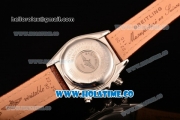 Breitling Chronomat Evolution Swiss Valjoux 7750 Automatic Steel Case with White Dial and Silver Stick Markers (BP)