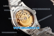 Rolex Datejust Swiss ETA 2671 Automatic Steel Case with White Dial Diamonds Markers and Steel Bracelet (BP)