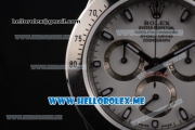 Rolex Daytona Swiss Valjoux 7750 Automatic Stainless Steel Case/Bracelet with Stick Markers and White Dial