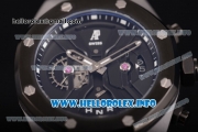 Audemars Piguet Royal Oak Offshore Chrono Miyota Quartz PVD Case with Black Dial and Rubber Strap (EF)