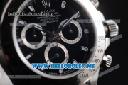 Rolex Daytona Swiss Valjoux 7750 Automatic Stainless Steel Case/Bracelet with Black Dial and Stick Markers