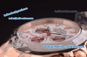 Rolex Daytona Automatic Full Rose Gold with PVD Bezel and White Dial