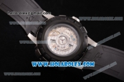 Perrelet Turbine XL Asia Automatic Steel Case with PVD Bezel and Black/Grey Rotating Dial