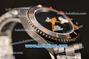 Rolex Submariner Bamford Asia 2813 Automatic Full PVD with Black Micro Checkered Dial - Orange Spirit