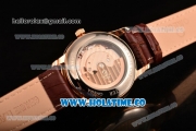 Omega De Ville Co-Axial Asia Automatic Rose Gold Case with White Dial and Roman Numeral Markers