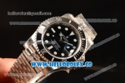 Rolex Submariner Black Ceramic Bezel With Black Dial All Steel With ETA 2836 EW