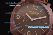 Panerai Luminor Marina 1950 3 Days PAM 00393 Automatic PVD Brown Case with Brown Dial