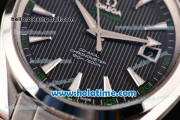 Omega Seamaster Aqua Terra 150M Perfect Clone 8500 Automatic Full Steel with Black Dial and Stick Markers - 1:1 Original (Z)