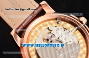BlancPain L-Evolution Automatic 8 Days Miyota 9015 Automatic Rose Gold Case with Black Dial and White Markers (G5)
