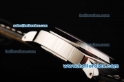 Panerai Luminor Marina PAM113E Swiss ETA 6497 Manual Winding Movement Steel Case with White Dial and Black Leather Strap