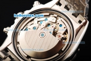 Breitling Chronomat Evolution Swiss Valjoux 7750 Automatic Movement Black Dial with White Subdials and Stick Markers