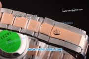 Rolex Datejust Automatic Two Tone with Rose Gold Dial and Diamond Markers