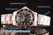 Rolex Oyster Perpetual Submariner Asia 2813 Automatic Full Steel with PVD Bezel and Yellow Markers-ETA Coating