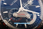 Tag Heuer Carrera Calibre 36 Swiss Valjoux 7750 Automatic Movement Titanium Case with Black Dial