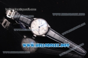 IWC Portuguese Power Reserve Clone IWC 52010 Automatic Steel Case with White Dial and Blue Arabic Numeral Markers - 1:1 Original (ZF)