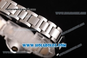 Cartier Ballon Bleu De Small Swiss Quartz Two Tone Case/Bracelet with White Dial and Black Roman Numeral Markers