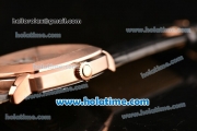 Audemars Piguet Tradition Asia ST22 Automatic Rose Gold Case with Arabic Numeral Markers and Silver Dial