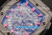 Hublot MP-06 Senna Chrono Miyota OS20 Quartz Steel Case with Skeleton Dial and Red Stick Markers