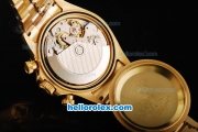 Rolex Daytona Swiss Valjoux 7750 Automatic Movement Full Gold with MOP Dial and Gold Roman Markers