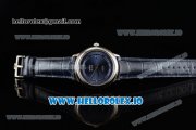Omega De Ville Prestige Co-Axial Clone Omega Calibre 2500 Automatic Movement Steel Blue Dial and Roman Numeral Markers Leather Strap (YF) Omega De Ville Prestige Co-Axial Clone Omega Calibre 2500 Automatic Movement Steel Blue Dial and Roman Numeral Markers Leather Strap (YF)