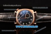 Vacheron Constantin Historiques American Asia Automatic Rose Gold Case with Black Dial and White Arabic Numeral Markers