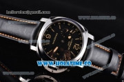 Panerai Luminor GMT PAM 531 Clone P.9003 Automatic Steel Case with Black Dial and Yellow Markers (ZF)
