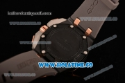 Audemars Piguet Royal Oak Offshore Miyota Quartz PVD Case with Grey/Blue Dial and Rose Gold Bezel - Stick Markers (EF)