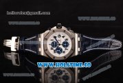 Audemars Piguet Royal Oak Offshore Navy Chronograph Swiss Valjoux 7750 Automatic Steel Case with White Dial and Blue Markers - 1:1 Best Edition (JF)