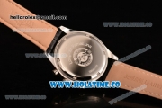 Longines Master Moonphase Chrono Miyota OS10 Quartz with Date Steel Case with Black Dial and White Stick Markers