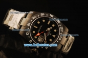 Rolex Explorer Automatic PVD Case with Black Dial and PVD Strap-ETA Coating