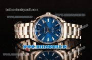 Omega Seamaster Aqua Terra Day-Date Swiss ETA 2824 Automatic Full Steel with Blue Dial and Stick Markers - 1:1 Original (BP)