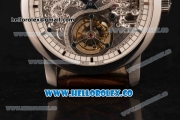 Vacheron Constantin Traditionelle Minute Repeater Tourbillon Swiss Tourbillon Manual Winding Steel Case with Gray Dial