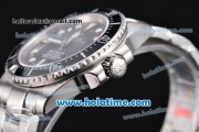 Rolex Sea-Dweller Asia 2813 Automatic Steel Case/Bracelet with Black Bezel and White Markers