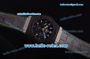 Hublot Big Bang Black Magic amfAR Swiss Valjoux 7750 Automatic Movement PVD Case with Black Dial