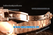 Rolex GMT Master II All Diamond With Swiss ETA 2836 Automatic Rose Gold 116769TRRR
