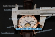 Patek Philippe Grand Complitcations Asia Automatic Rose Gold Case with Black Roman Numeral Markers and White Dial