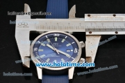 IWC Aquatimer Vintage 1967 Swiss Valjoux 7750 Automatic Steel Case with Blue Dial and Green Stick Markers - 1:1 Original (ZF)