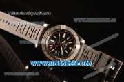 Breitling Avenger II GMT Black Dial With Swiss ETA 2836 Automatic Black Rubber Strap Best Edition A32390111B1S2