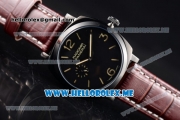 Panerai Radiomir 1940 3 Days PAM00532 Asia ST25 Automatic PVD Case with Black Dial and Brown Leather Strap Stick/Arabic Numeral Markers