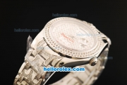 Rolex Day-Date Swiss ETA 2836 Automatic Movement Full Steel with Diamond Dial/Bezel/Strap
