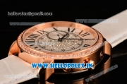 Cartier Ronde Louis Cartier Miyota 1L45 Quartz Rose Gold Case with Diamonds Bezel and White/Diamonds Dial