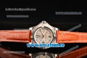 Breitling Superocean Steelfish Asia 2813 Automatic Steel Case with white Dial Dot/Arabic Numeral Markers and Brown Leather Strap